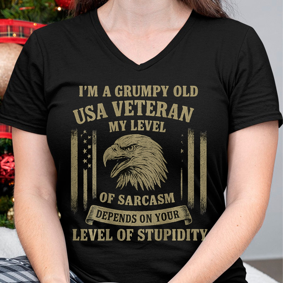 Proud Veteran Shirt, Funny Veteran UnisexT-Shirt/Hoodie/Sweatshirt HLT00 - Grumpy Old USA Veteran T-Shirt