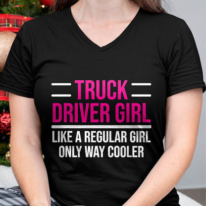 Best Truck Driver Life Shirt, Funny Trucker UnisexT-Shirt/Hoodie/Sweatshirt HLT00 - Cool Truck Driver Girl Funny Trucker Women T-Shirt, Men, Black, X-Large