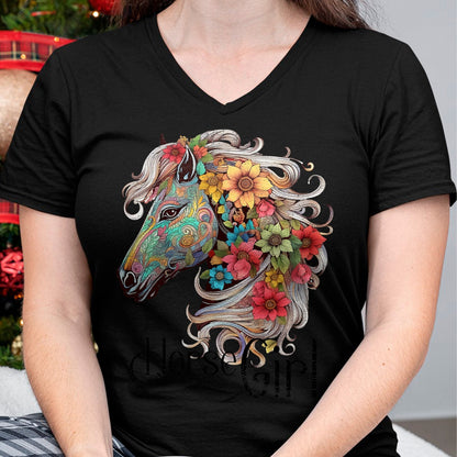 Best Horse Lover Shirt , Funny Horse UnisexT-Shirt/Hoodie/Sweatshirt HLT00 - Horse Girl - Just A Girl Who Loves Horses, Horseback Riding T-Shirt