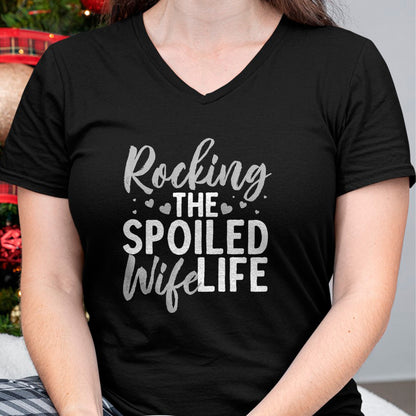 Best Wife Shirt, Wife and Husband Unisex T-Shirt/Hoodie/Sweatshirt HLT00 - Gift for wife T shirt, spoiled wife   Funny Spoiled Wife Art For Women Husband Spoiled Wife Life Pre (4)