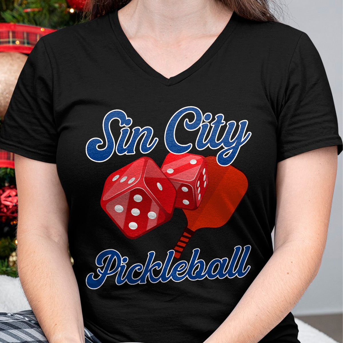 Funny Pickleball Shirt, Pickleball Lover Unisex T-Shirt/Hoodie/Sweatshirt HLT00 - Sin City. Las Vegas Pickleball. Funny Pickleball T-Shirt