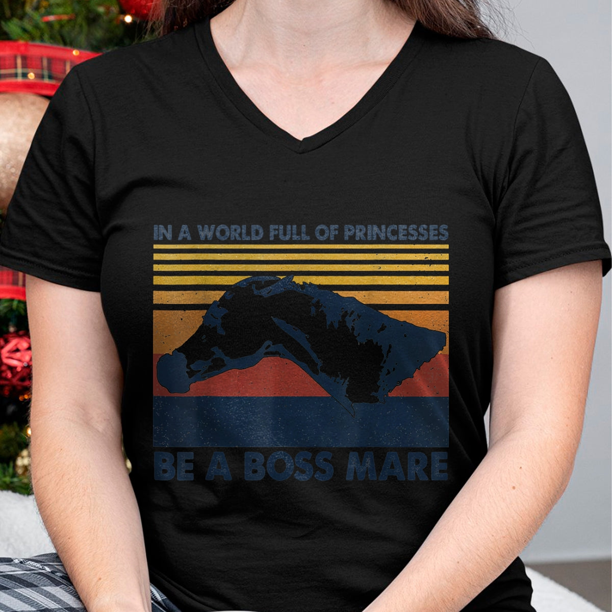 Best Horse Lover Shirt , Funny Horse UnisexT-Shirt/Hoodie/Sweatshirt HLT00 - Boss Mare Equestrian Themed Gifts for Horse Lovers T-Shirt