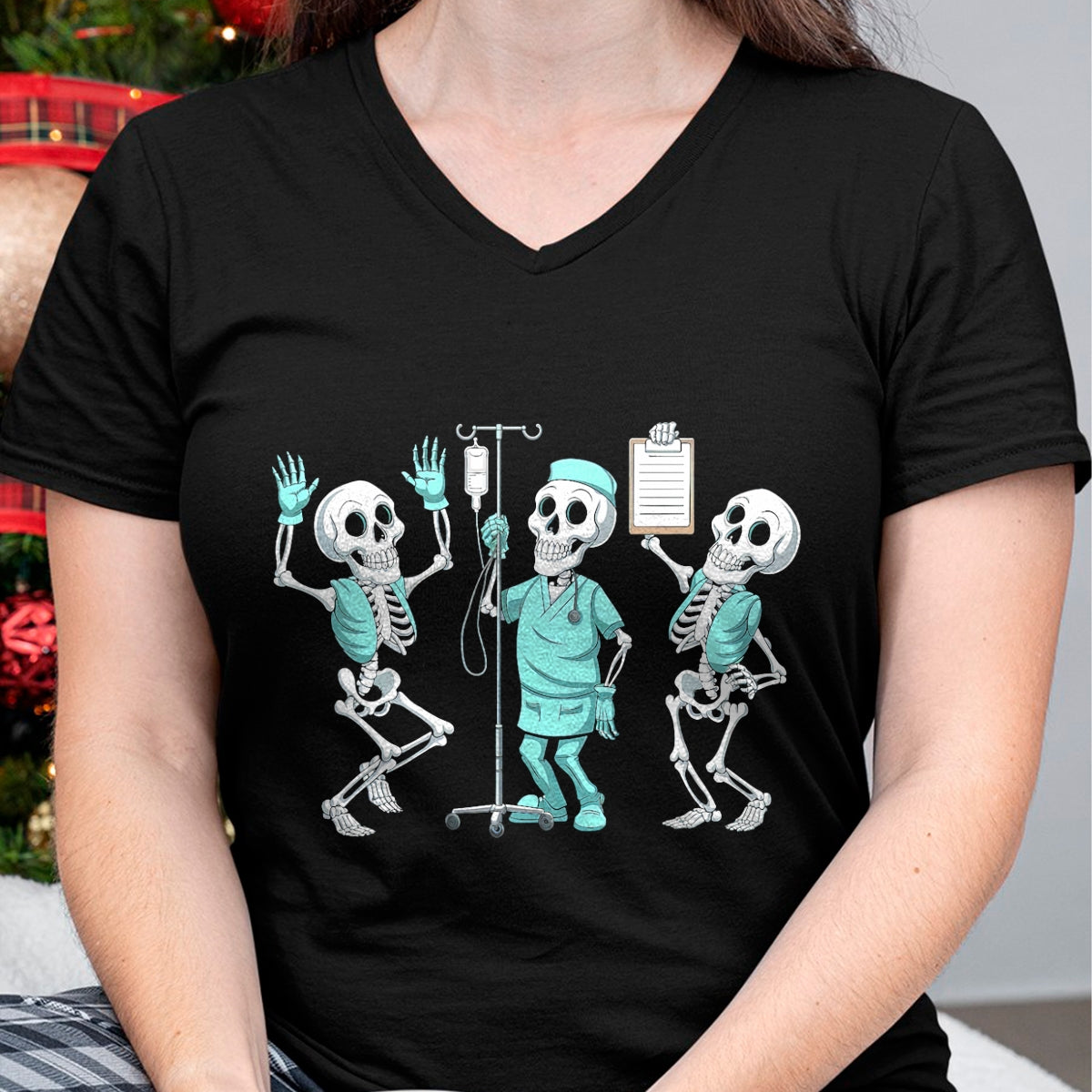 Best Doctor Shirt, Funny Doctor UnisexT-Shirt/Hoodie/Sweatshirt HLT00 - Funny Skeleton Doctor Halloween Humor for Nurses T-Shirt