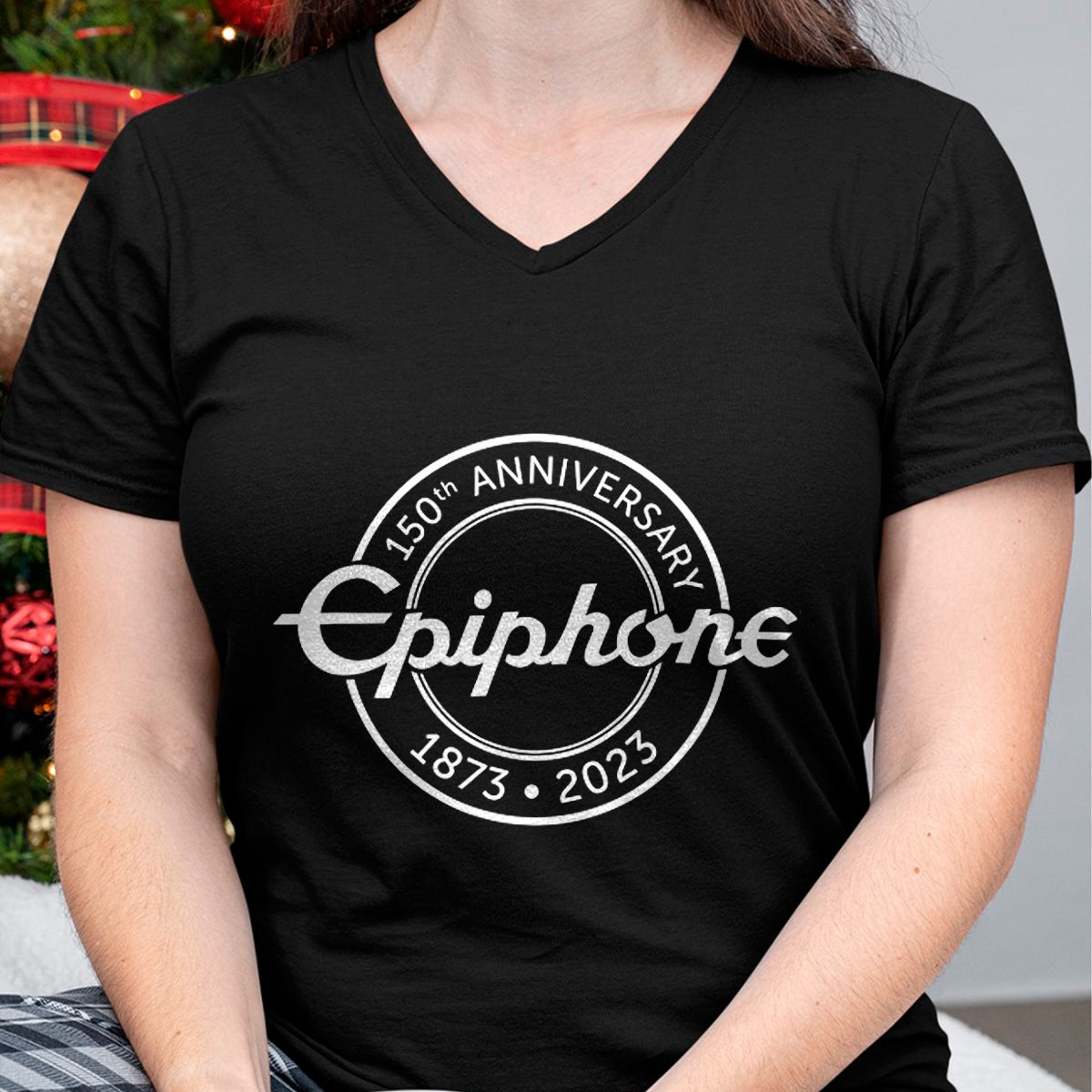Guitar Lover Shirt, Funny Guitar UnisexT-Shirt/Hoodie/Sweatshirt HLT00 - Epiphone 150th Anniversary T-Shirt - Guitar Apparel - Unisex-Adults, Unisex-Kids - Black - Small - S