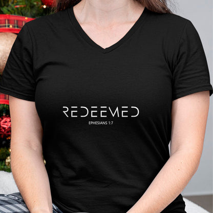 Christian Tee, Christian Faith Unisex T-Shirt/Hoodie/Sweatshirt HLT00 - Ephesians 1 7 Christian Bible Verse Redemption Redeemed T-Shirt