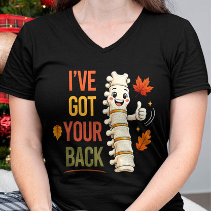 Best Doctor Shirt, Funny Doctor UnisexT-Shirt/Hoodie/Sweatshirt HLT00 - I've Got Your Back Spine Adjustment Chiropractor Fall Autumn T-Shirt
