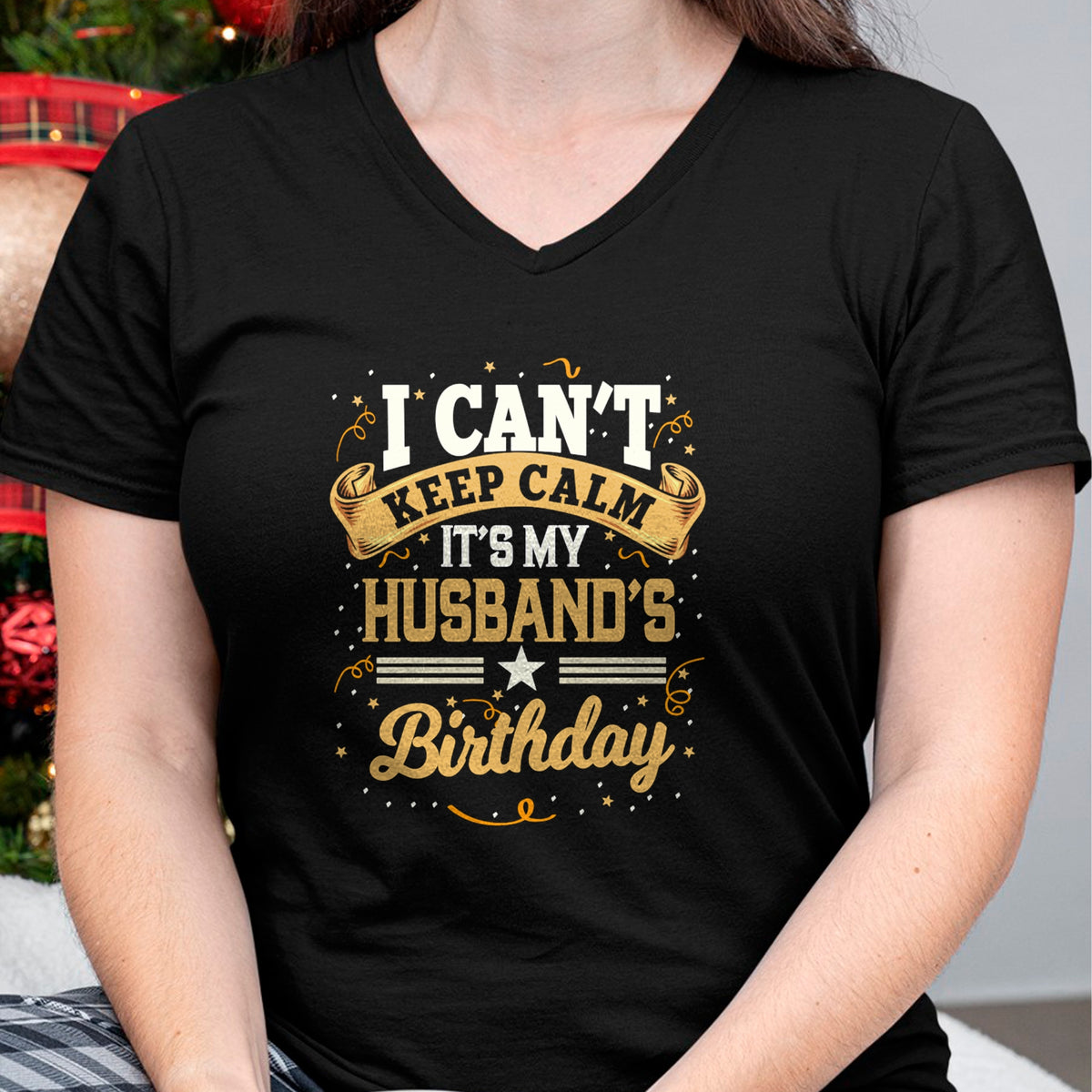 Best Wife Shirt, Wife and Husband Unisex T-Shirt/Hoodie/Sweatshirt HLT00 - I Can't Keep Calm It's My Husband Birthday Party Gift Long Sleeve T-Shirt