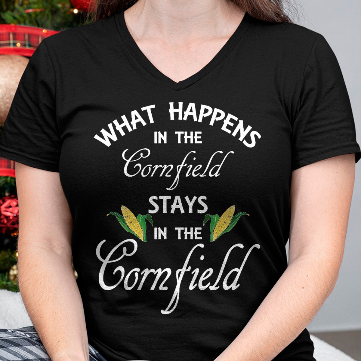 Best Farmer Life Shirt, Funny Farmer UnisexT-Shirt/Hoodie/Sweatshirt HLT00 - Funny What Happens in the Cornfield Stays Farm Life Gift T-Shirt