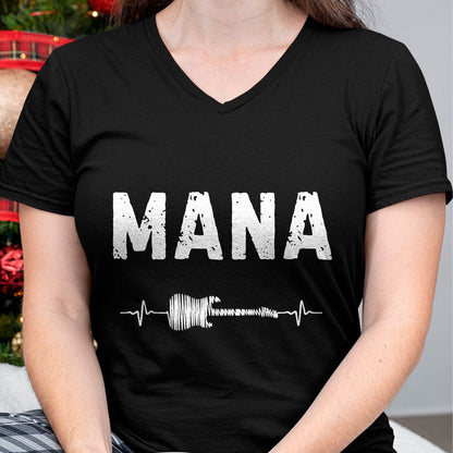 Guitar Lover Shirt, Funny Guitar UnisexT-Shirt/Hoodie/Sweatshirt HLT00 - Mana Guitar Heartbeat Music Guitarist Retro Vintage T-Shirt