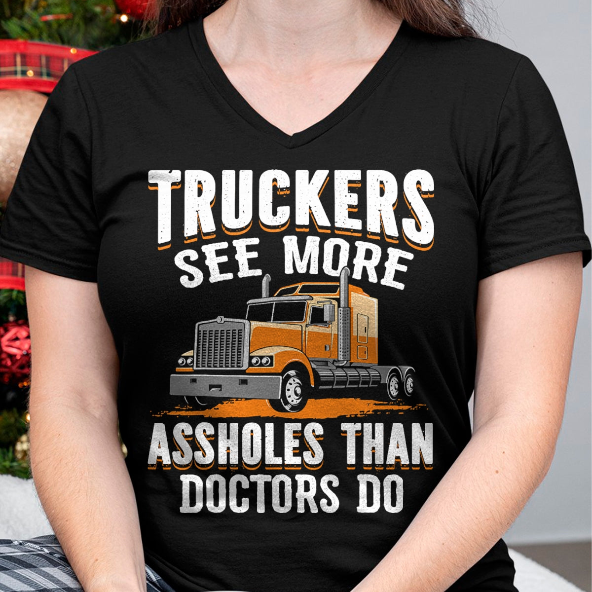 Best Truck Driver Life Shirt, Funny Trucker UnisexT-Shirt/Hoodie/Sweatshirt HLT00 - Truckers See More Funny Truck Driver Gifts for Trucking Dads T-Shirt (2)