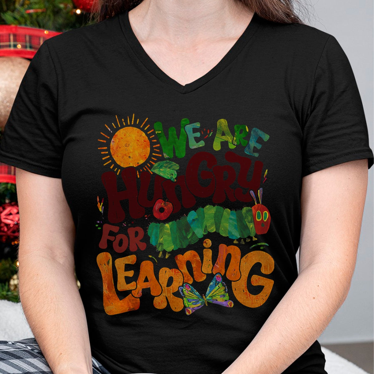 Best Student Shirt, Funny Back To School UnisexT-Shirt/Hoodie/Sweatshirt HLT00 - We are Hungry for Learning Teacher First Day Back to School T-Shirt