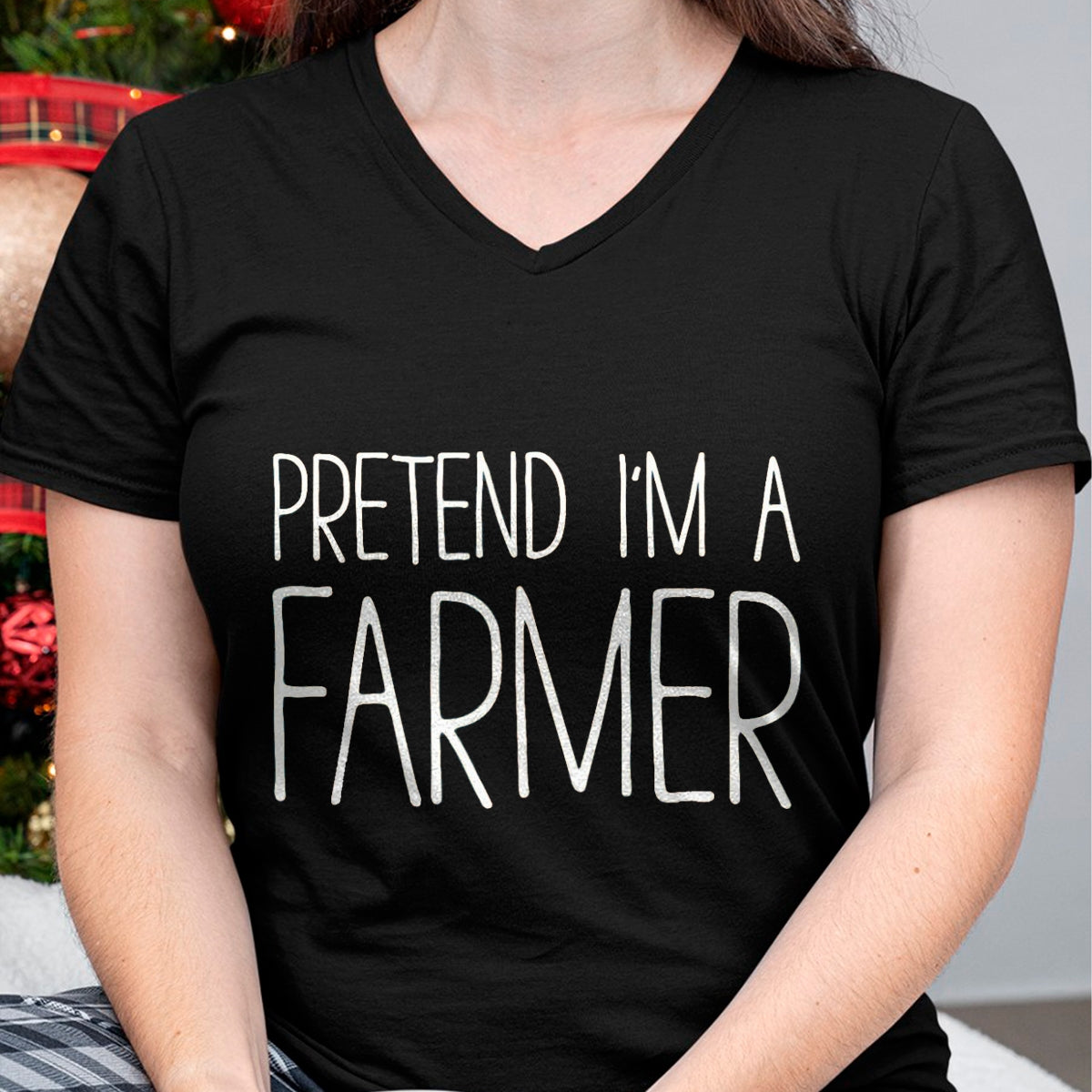 Best Farmer Life Shirt, Funny Farmer UnisexT-Shirt/Hoodie/Sweatshirt HLT00 - Pretend I'm A Farmer Shirt Adult Kids Men Women Costume T-Shirt, Men, Black, Large
