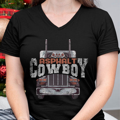 Best Truck Driver Life Shirt, Funny Trucker UnisexT-Shirt/Hoodie/Sweatshirt HLT00 - Asphalt Cowboy Cool Truck Driver Design Trucker T-Shirt