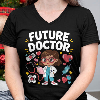 Best Doctor Shirt, Funny Doctor UnisexT-Shirt/Hoodie/Sweatshirt HLT00 - Future Doctor - Future Doctor Cute Girl Medical Career Gifts for Girls Kids T-Shirt
