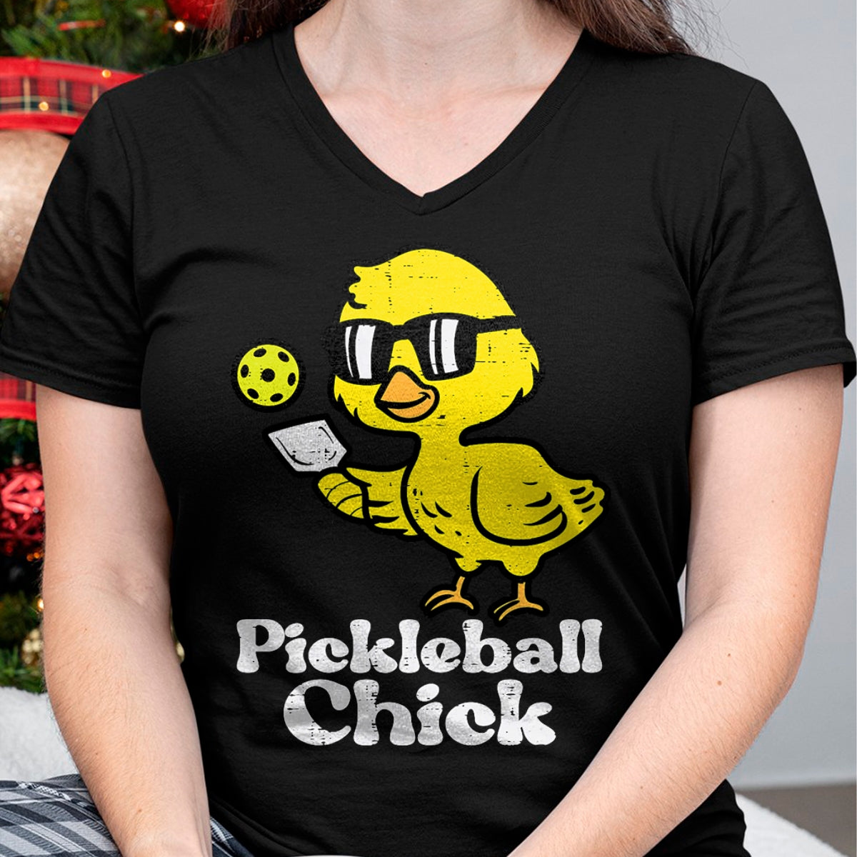 Funny Pickleball Shirt, Pickleball Lover Unisex T-Shirt/Hoodie/Sweatshirt HLT00 - Pickleball Chick Funny Pickle Ball Women Girls Kids Toddler T-Shirt