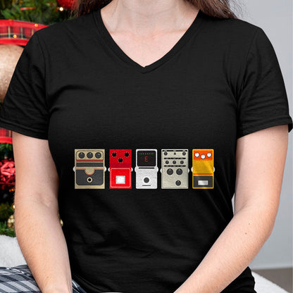 Guitar Lover Shirt, Funny Guitar UnisexT-Shirt/Hoodie/Sweatshirt HLT00 - Guitar Effects PedalStomp Box Rock T Shirt T-Shirt