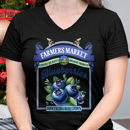 Best Farmer Life Shirt, Funny Farmer UnisexT-Shirt/Hoodie/Sweatshirt HLT00 - Farmers Market Fresh Gardening Farmers Market Blueberries T-Shirt