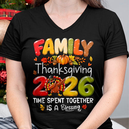 Best Thanksgiving Family Shirt , Funny Thanksgiving UnisexT-Shirt/Hoodie/Sweatshirt HLT00 - Family Thanksgiving 2026 Thanksgiving Crew Turkey Matching T-Shirt (1)