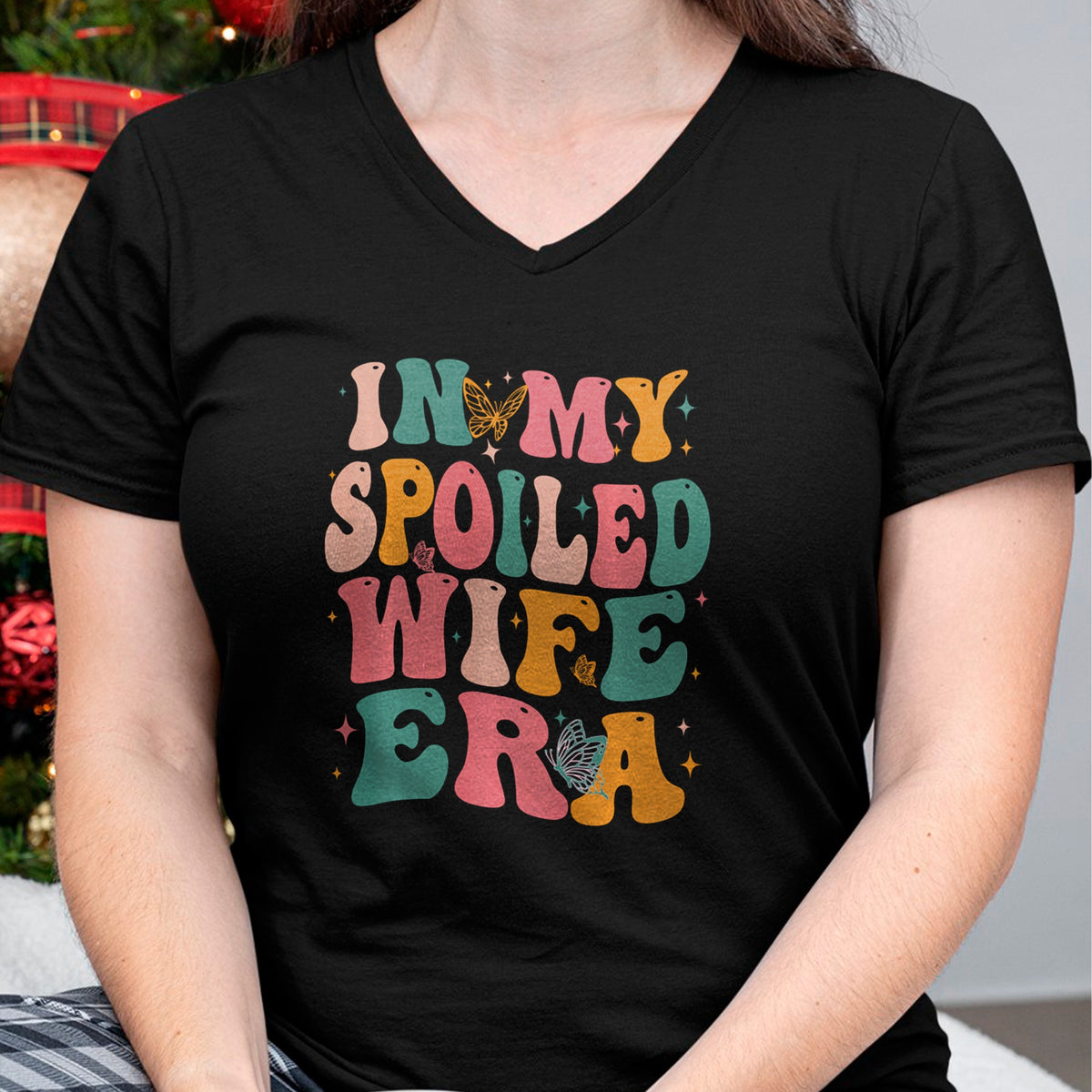 Best Wife Shirt, Wife and Husband Unisex T-Shirt/Hoodie/Sweatshirt HLT00 - Gift for wife T shirt, spoiled wife   In My Spoiled Wife Era Sweatshirt (1)