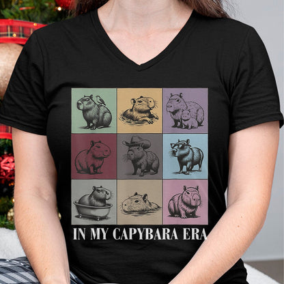 Cute Capybara Shirt, Funny Capybara Unisex T-Shirt/Hoodie/Sweatshirt HLT00 - Cute Capybara Lover In My Capybara Era Gift For Boys Girls T-Shirt