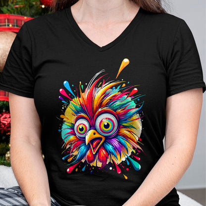 Best Farmer Life Shirt, Funny Farmer UnisexT-Shirt/Hoodie/Sweatshirt HLT00 - Colorful Crazy Chicken Farmer T-Shirt (1)