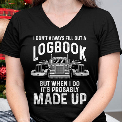 Best Truck Driver Life Shirt, Funny Trucker UnisexT-Shirt/Hoodie/Sweatshirt HLT00 - Best Truck Driver Art For Men Dad Women Trucking CDL Trucker T-Shirt (6)
