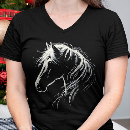 Best Horse Lover Shirt , Funny Horse UnisexT-Shirt/Hoodie/Sweatshirt HLT00 - Horse Silhouette Horse Riding Lover T-Shirt, Men, Black, 3X-Large