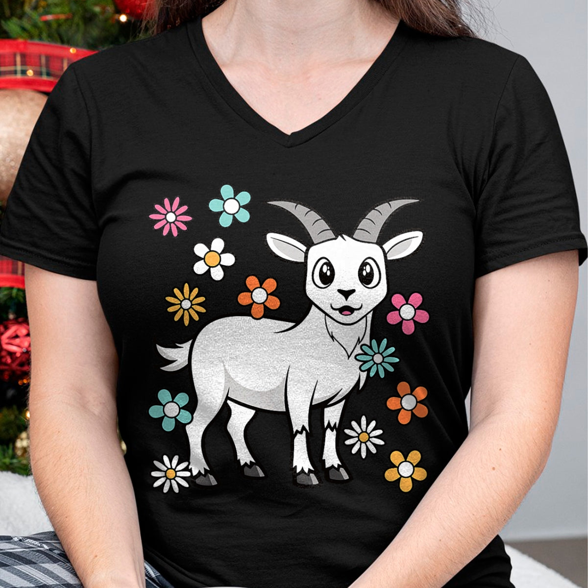 Best Farmer Life Shirt, Funny Farmer UnisexT-Shirt/Hoodie/Sweatshirt HLT00 - Cute Goat Lover Groovy Kawaii Goat Farmer Women Girls Kids T-Shirt