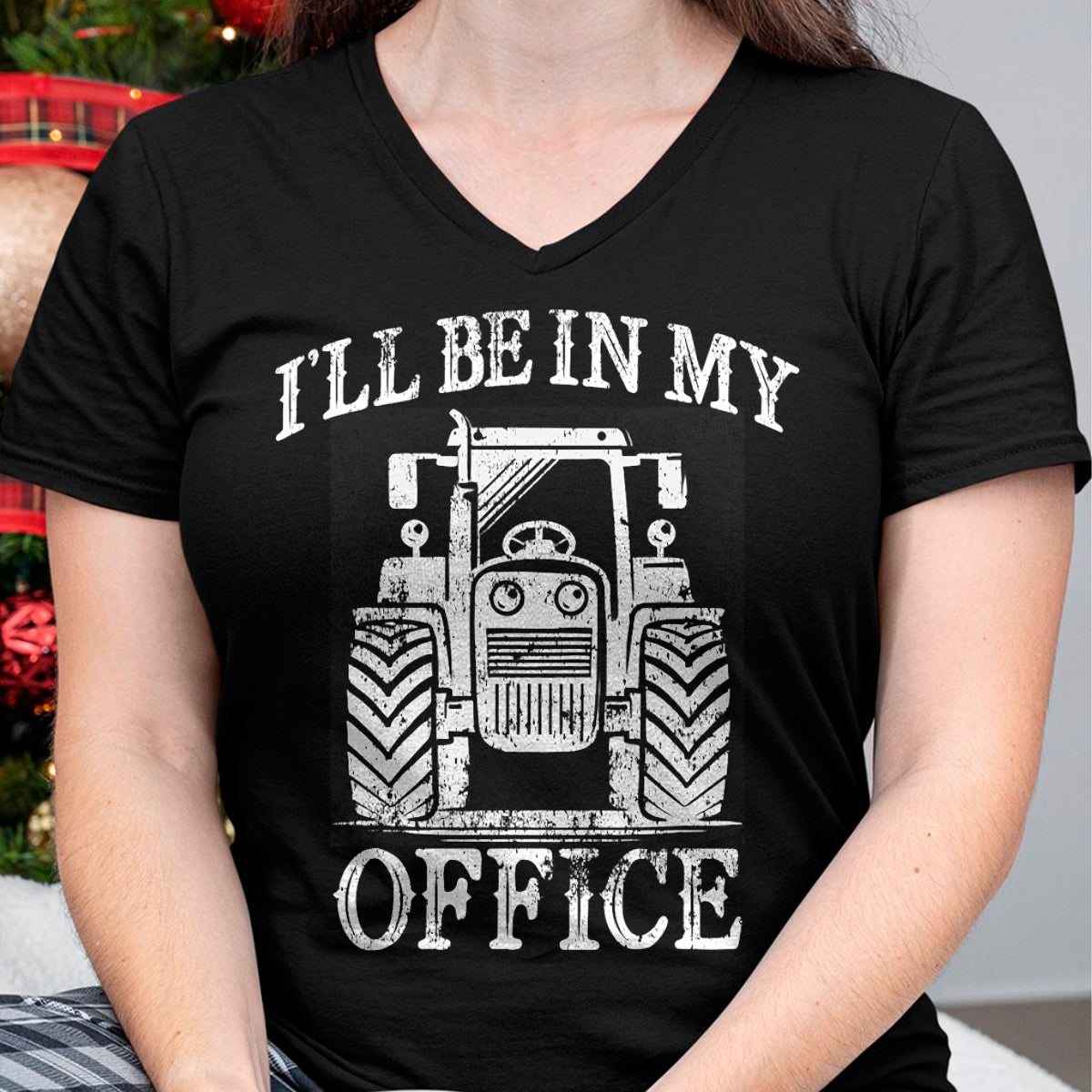 Best Farmer Life Shirt, Funny Farmer UnisexT-Shirt/Hoodie/Sweatshirt HLT00 - Funny Farming Farm Tractor I'll Be in My Office Humor T-Shirt