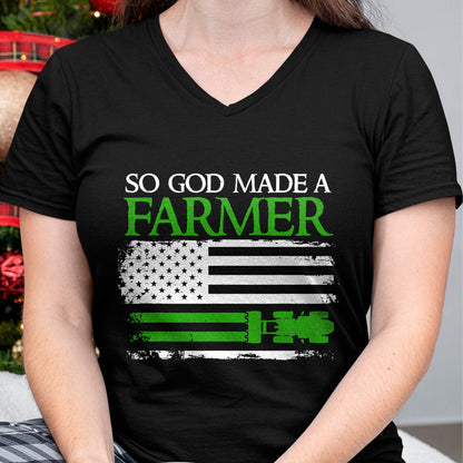 Best Farmer Life Shirt, Funny Farmer UnisexT-Shirt/Hoodie/Sweatshirt HLT00 - So God Made A Farmer, Farming Farmer T-Shirt