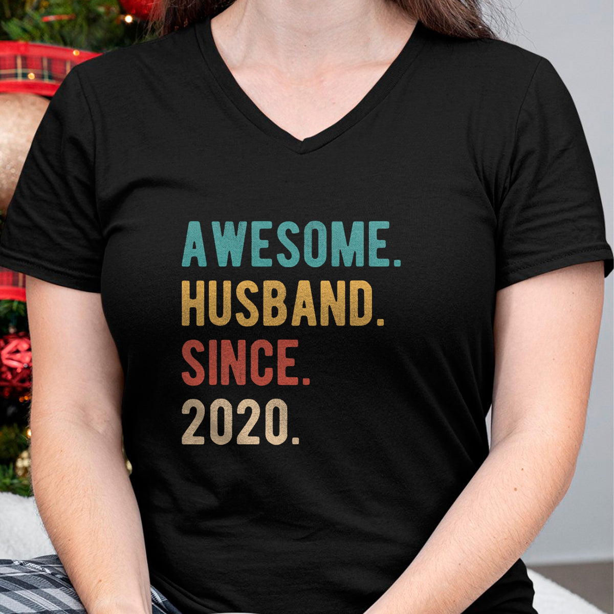 Best Wife Shirt, Wife and Husband Unisex T-Shirt/Hoodie/Sweatshirt HLT00 - 4th Year Wedding Anniversary Epic Awesome Husband Since 2020 T-Shirt