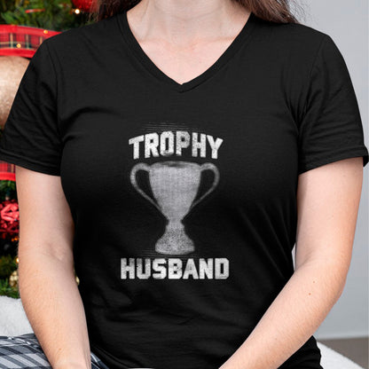 Best Wife Shirt, Wife and Husband Unisex T-Shirt/Hoodie/Sweatshirt HLT00 - Cool Vintage Style Trophy Husband Spouse T-Shirt Valentines T-Shirt