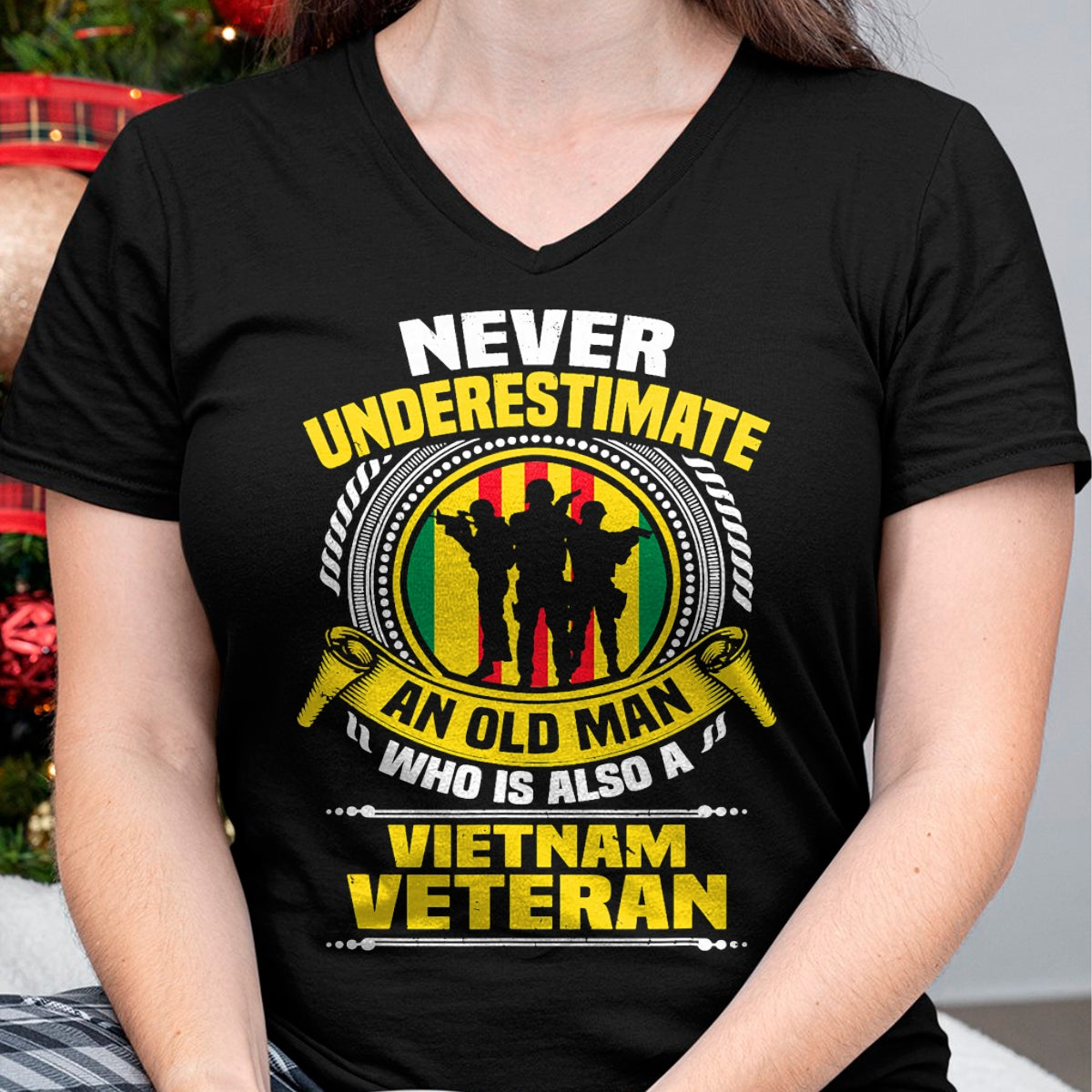 Proud Veteran Shirt, Funny Veteran UnisexT-Shirt/Hoodie/Sweatshirt HLT00 - Never Underestimate an Old Man Who is Also Vietnam Veteran T-Shirt