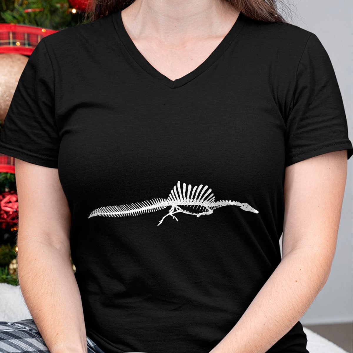 Best Dinosaur Lover Shirt, Funny Dinosaur UnisexT-Shirt/Hoodie/Sweatshirt HLT00 - Spinosaurus Dinosaur Fossil Skeleton Paleontology T-Shirt