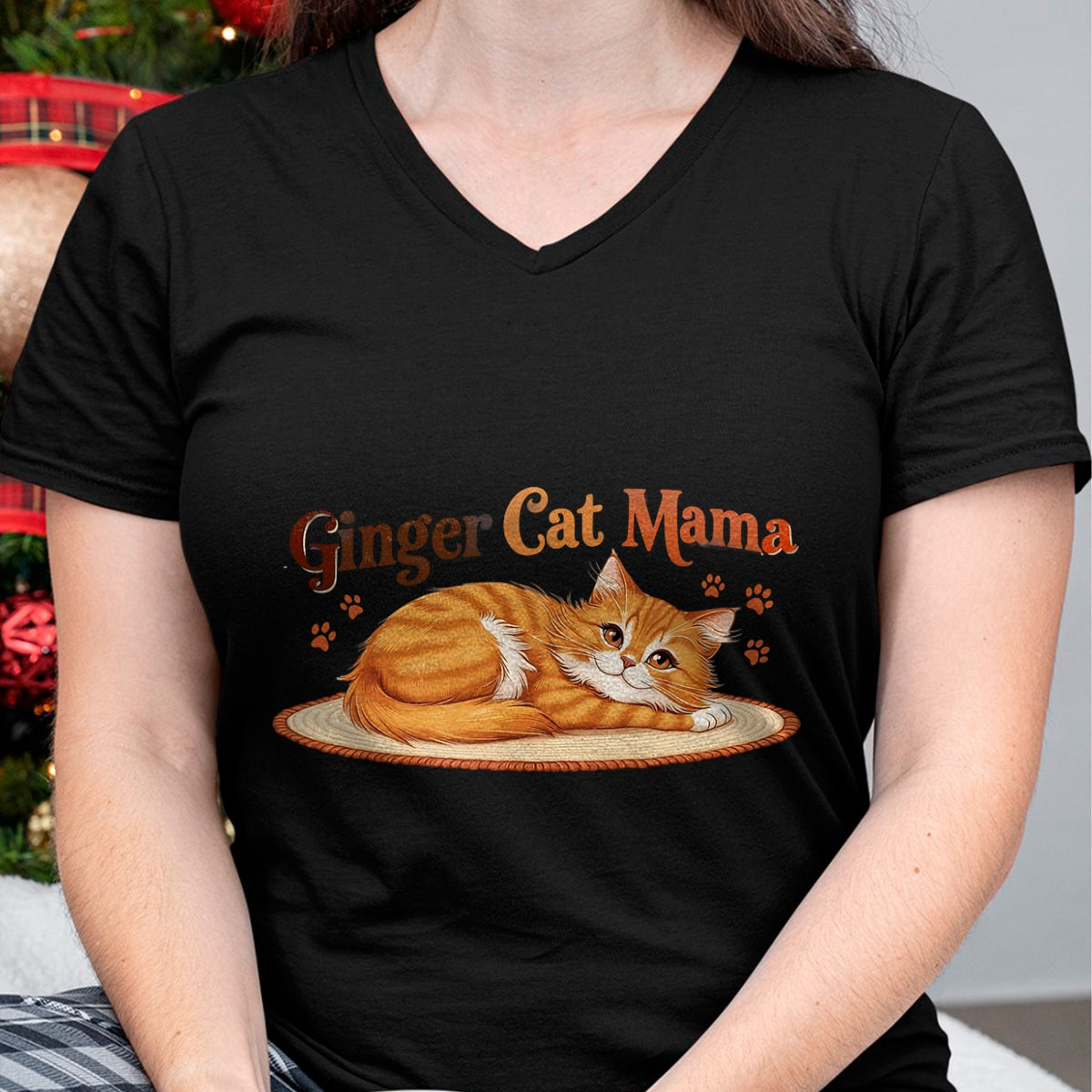 Cat Love Shirt, Funny Cat Lover Gift UnisexT-Shirt/Hoodie/Sweatshirt HLT00 - Ginger Cat Mama Ginger Mom lover Funny Gifts Cat Dad Cat Mom T-Shirt