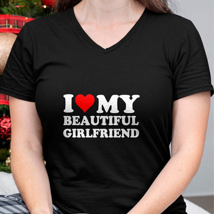 Best Wife Shirt, Wife and Husband Unisex T-Shirt/Hoodie/Sweatshirt HLT00 - I Love My Beautiful Girlfriend Shirt I Love My Girlfriend T-Shirt
