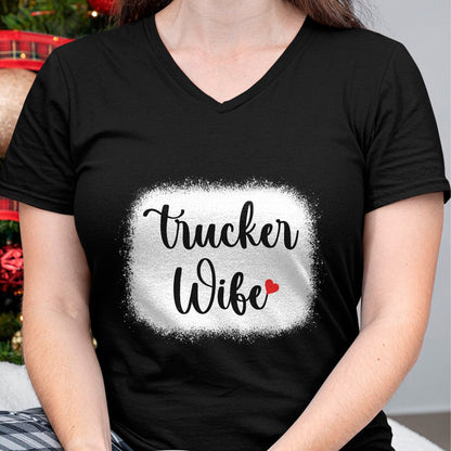 Best Truck Driver Life Shirt, Funny Trucker UnisexT-Shirt/Hoodie/Sweatshirt HLT00 - Truck Driver Wife Mom Women's Gift Funny Trucker Wife T-Shirt