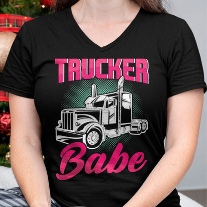 Best Truck Driver Life Shirt, Funny Trucker UnisexT-Shirt/Hoodie/Sweatshirt HLT00 - Trucker Babe Female Truck Driver Woman Trucker T-Shirt