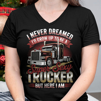 Best Truck Driver Life Shirt, Funny Trucker UnisexT-Shirt/Hoodie/Sweatshirt HLT00 - Semi Truck Driver Trucking T-Shirt (1)