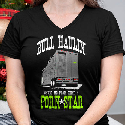 Best Truck Driver Life Shirt, Funny Trucker UnisexT-Shirt/Hoodie/Sweatshirt HLT00 - Truck Driver Bull Hauler Porn Star T-Shirt