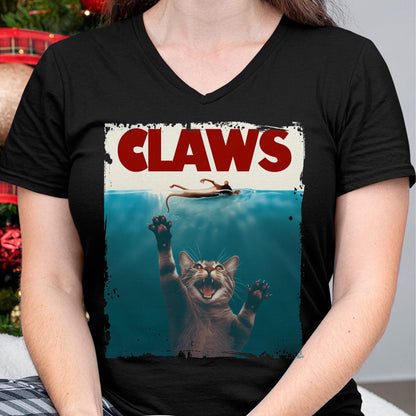 Cat Love Shirt, Funny Cat Lover Gift UnisexT-Shirt/Hoodie/Sweatshirt HLT00 - Claws Funny Cat I Love Cat Paws Cat Parody Animal Lover T-Shirt (1)