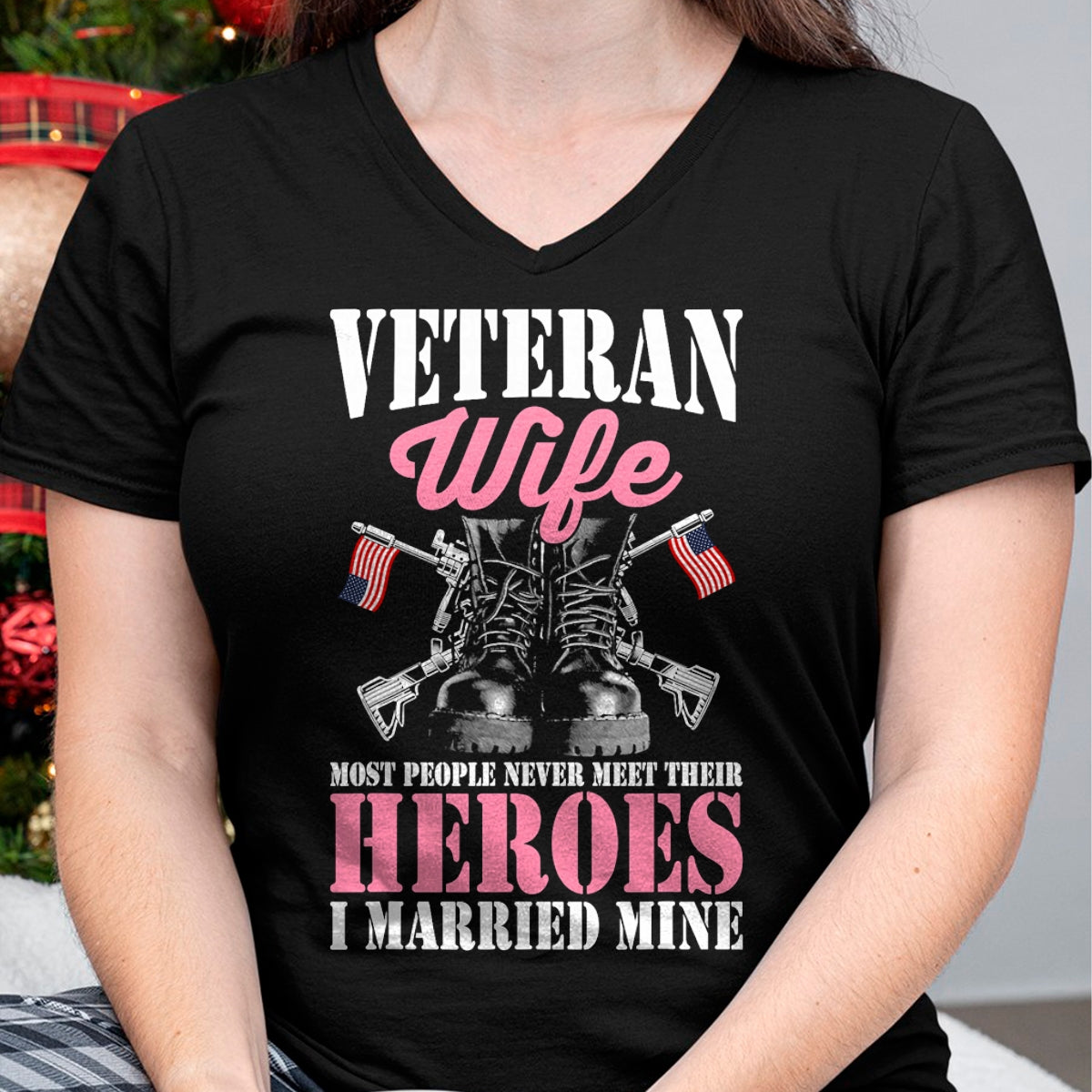 Proud Veteran Shirt, Funny Veteran UnisexT-Shirt/Hoodie/Sweatshirt HLT00 - Veteran Wife Married Mine Proud Military Veteran Husband T-Shirt