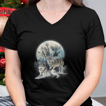 Native American T-Shirts, Vintage Native American Unisex T-Shirt/Hoodie/Sweatshirt HLT00 - The Mountain Wolf Native American Wolf Wolves Lover