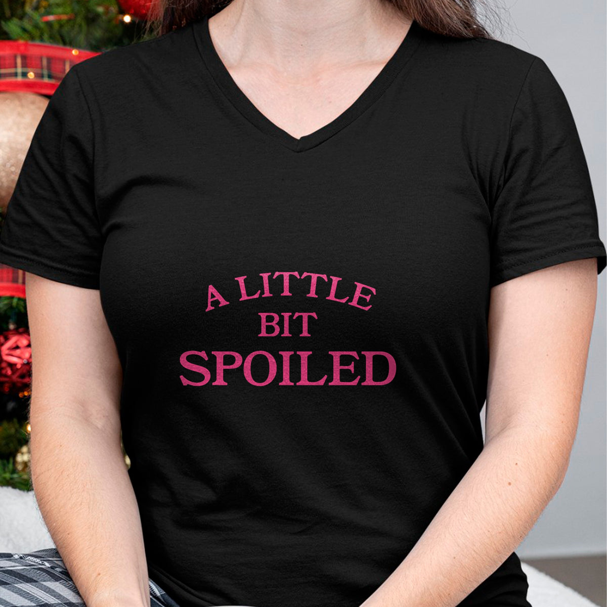 Best Wife Shirt, Wife and Husband Unisex T-Shirt/Hoodie/Sweatshirt HLT00 - A little bit spoiled T-Shirt