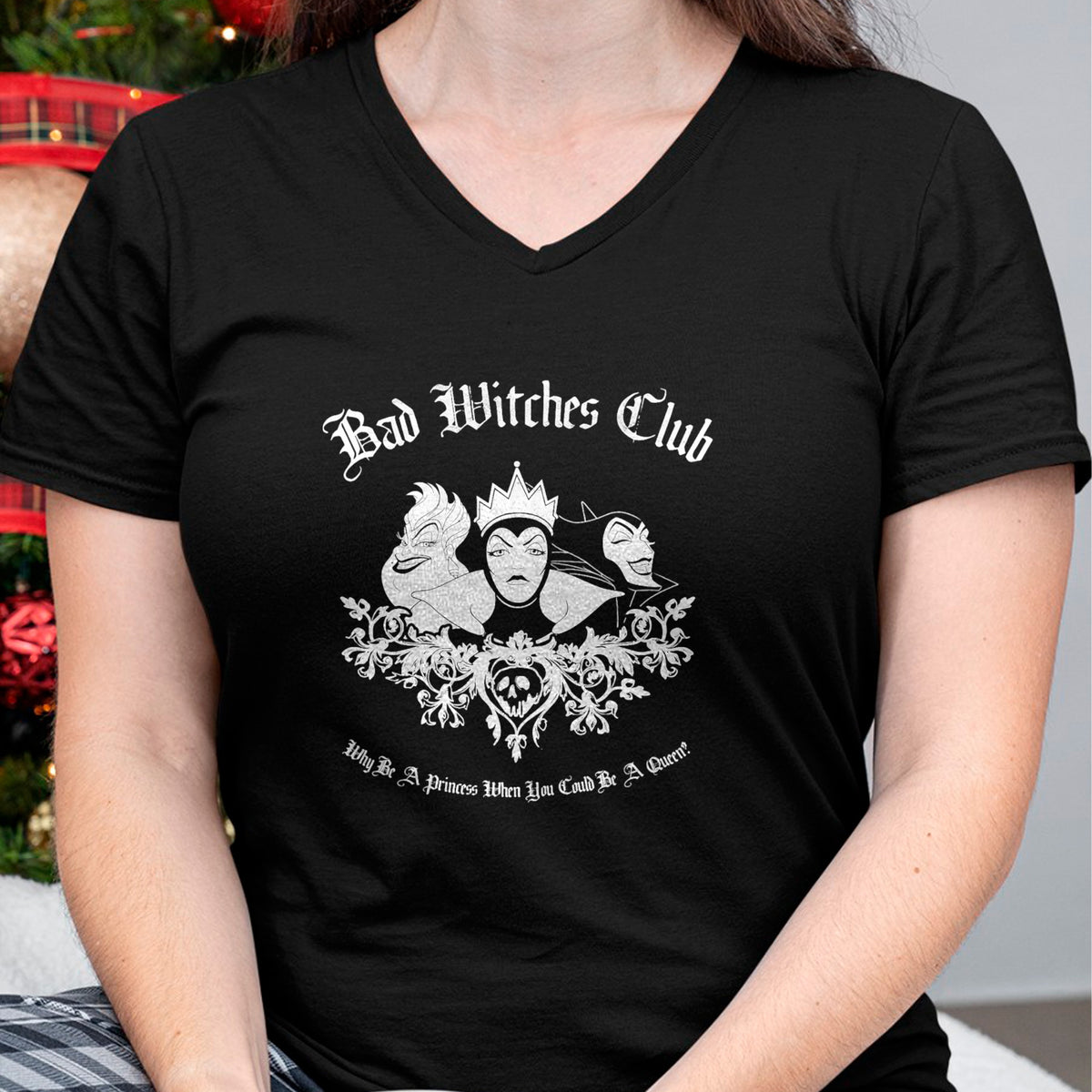 Best Wife Shirt, Wife and Husband Unisex T-Shirt/Hoodie/Sweatshirt HLT00 - Disney Villains Bad Witches Club Group Shot Vintage T-Shirt