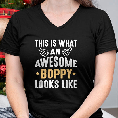 Best Wife Shirt, Wife and Husband Unisex T-Shirt/Hoodie/Sweatshirt HLT00 - This Is What An Awesome Boppy Looks Like Grandpa Dad Husband T-Shirt