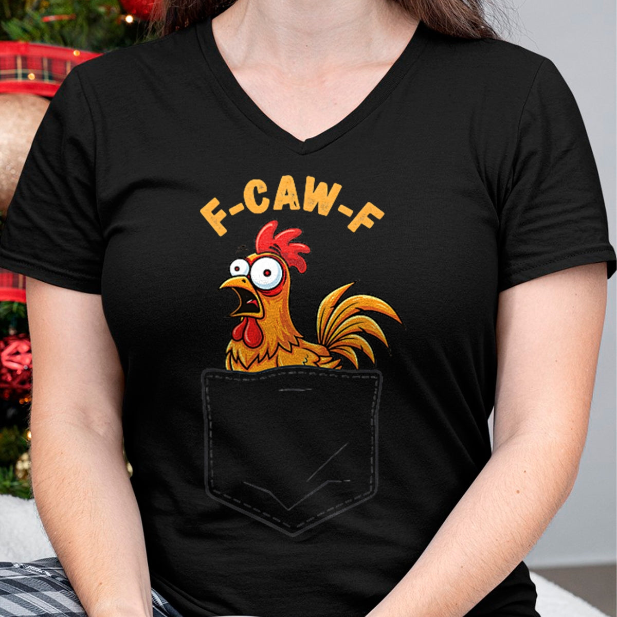 Best Farmer Life Shirt, Funny Farmer UnisexT-Shirt/Hoodie/Sweatshirt HLT00 - F-Caw-F Funny Chicken Pocket Humor Quote Rooster Meme T-Shirt