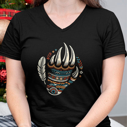 Native American T-Shirts, Vintage Native American Unisex T-Shirt/Hoodie/Sweatshirt HLT00 - Native Heritage Month Proud Native American Bear Claws