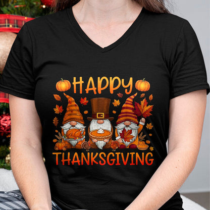 Best Thanksgiving Family Shirt , Funny Thanksgiving UnisexT-Shirt/Hoodie/Sweatshirt HLT00 - Happy Thanksgiving Gnomes for Turkey Day Family Dinner T-Shirt