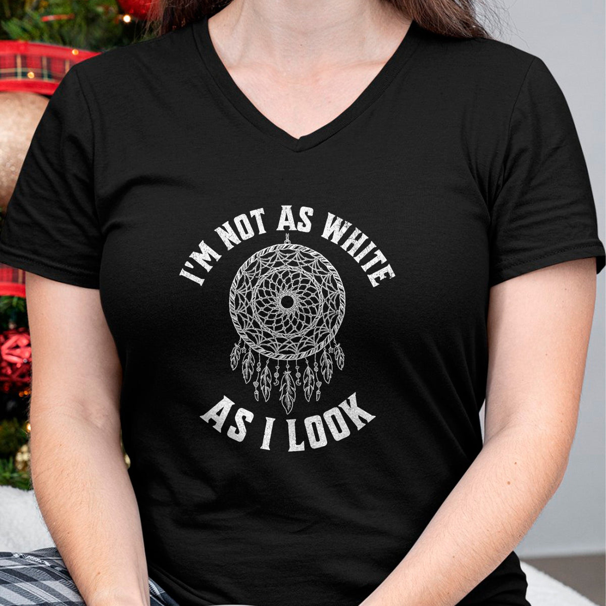 Native American T-Shirts, Vintage Native American Unisex T-Shirt/Hoodie/Sweatshirt HLT00 - I_m Not As White As I Look Native American Heritage Month